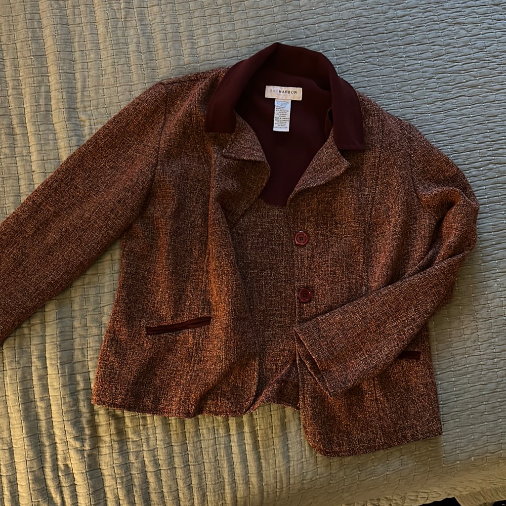 Vintage Red Blazer